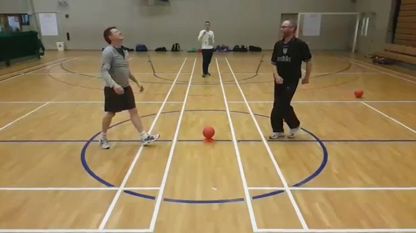 2018 Peter v Timbo Dodgeball